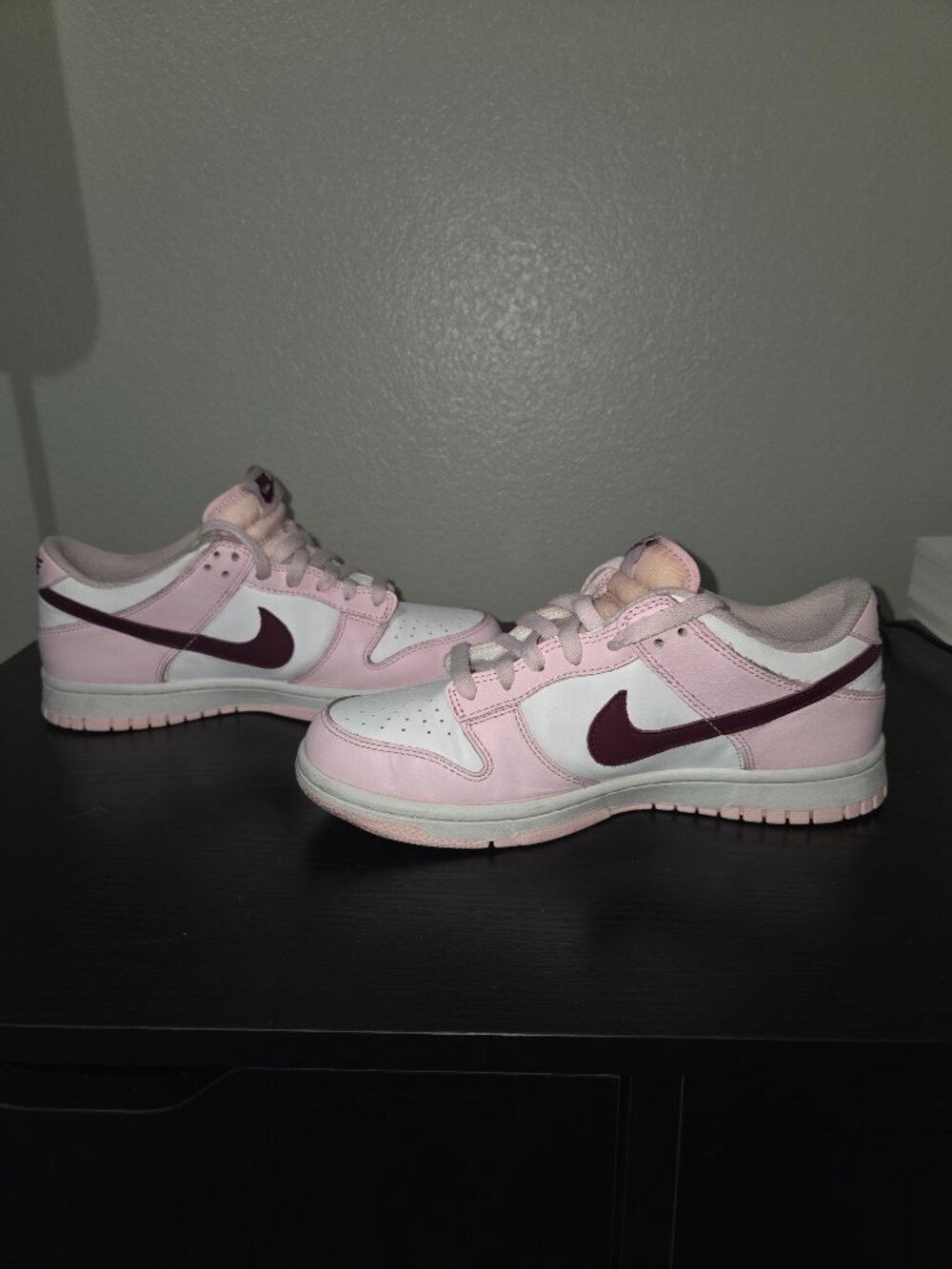Nike Dunk Low Pink Foam Dark Beetroot 7Y 8.5W